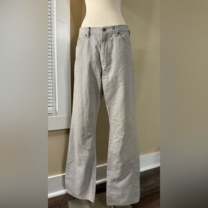 Relaxed Cool Khaki Bootcut Banana Republic 100% Cotton Jean 34 x 33